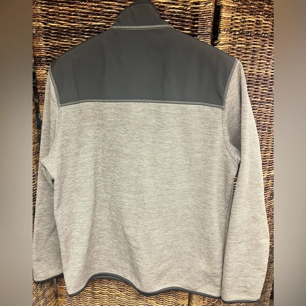 G.H. Bass‎ & Co.-Two-Tone Mens Honeycomb texture bottom pullover- Large